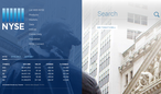 New York Stock Exchange site home-page