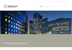 Henley Private Equity Investments website picture